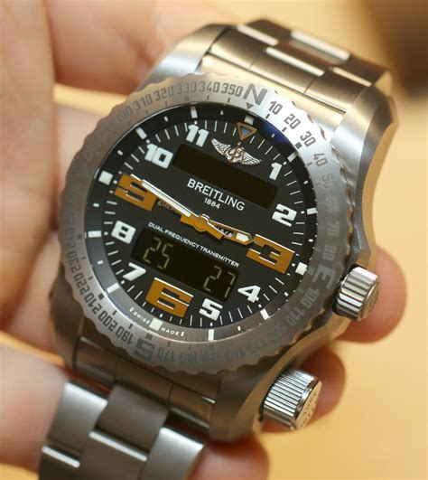 breitling recovery watch|Breitling watch with emergency beacon.